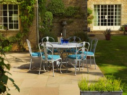 Oxleys National Trust Octavia 6 Seat Set Dove Grey 1