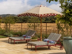 Oxleys National Trust Octavia Double Loungers Claret