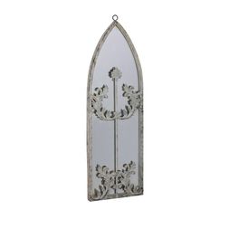 Gustav Metal Mirror, grey