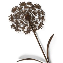 Allium plant stake silhouette (detail)