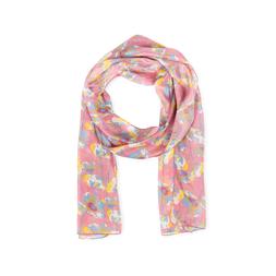 National Trust Pink Peony Bloom silk scarf