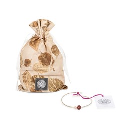 Silver Plated Rose Bead bangle (with bag)