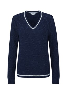 Contrast Trim Jumper in Navy £40 (AL11792) Available from 9th January