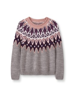 Fair Isle Embellished Button Jumper £52 (Available from September)
