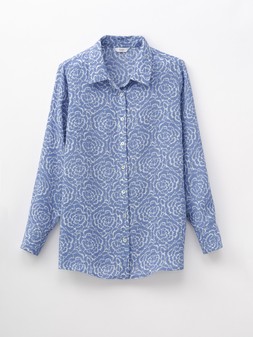 Longline Print Blouse in washed blue Floral £34 (AB12727) Available from January 9th
