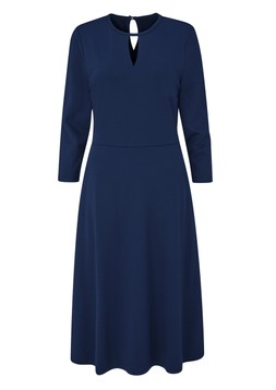 Ponte Jersey Midi Dress Navy £45- (Available from July)