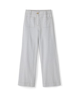 Sea Glass Patch Stripe Trousers Cool Blue £45.00