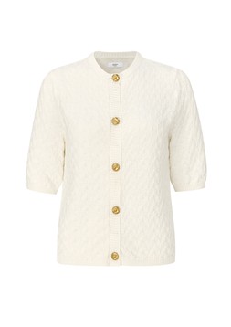 Short Sleeve Cardigan Cream £36- (Available from July)