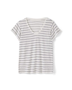 Short Sleeve Stripe V Neck T-Shirt £24 (AA15990)