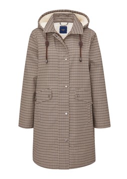 Alex Jones X Cotton Traders All Weather Print Coat Pecan £76