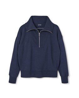 Ladies Half Zip Sweatshirt, Dark Sky, £35 - Available from 28th December