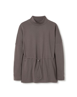 Ladies Turtle Neck Toggle Sweatshirt, Dusty Mink, £35- Available from 28th December