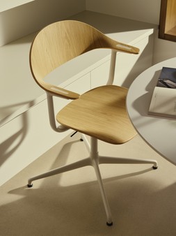 Vitra Mynt Plywood Office Chair - Four Star Base