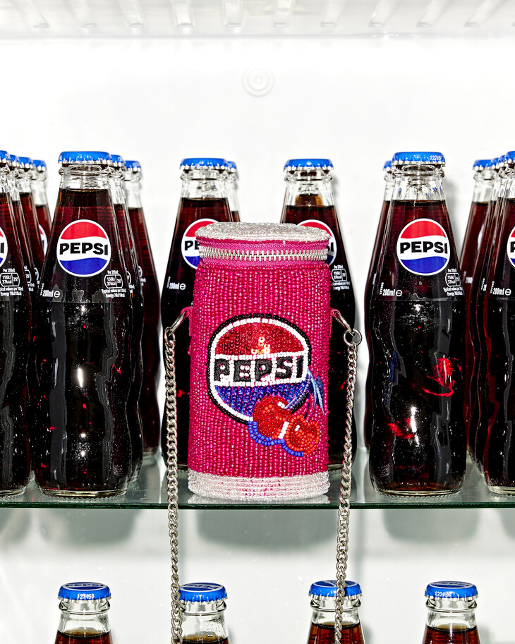 river island-cherry pepsi beaded bag-ref2118180