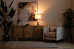 Toledo Ceramic Table Lamp RRP €140 Now €80