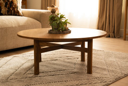 Nordic Solid Oak Coffee Table Round - RRP €799 NOW €449