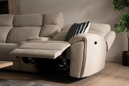 Grantham Linen Electric Head Rest Corner Unit Sofa 0042 CC RRP €3,599 Now €2,299