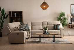 Grantham Linen Electric Head Rest Corner Unit Sofa 0042 CC RRP €3,599 Now €2,299
