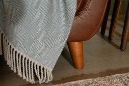 Bianca Brown Leather 3 Seater Sofa RRP €2,499 Now €1,399