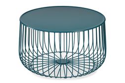 Cage Coffee Table Blue
