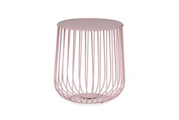 Cage Lamp Table Pink