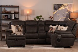 Lansdowne Electric Corner Unit with Charging Console, Bluetooth Speakers and Head Tilt - RRP €5899 NOW €3499