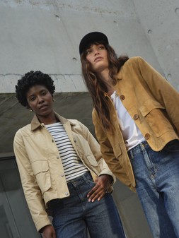 FatFace Breton Top, £29.50, H75176 - Harriet Jacket, £89, H98364 - Marlow Jeans, £59, H63318