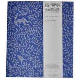 Tall Softback Sketchbook Hare Blue