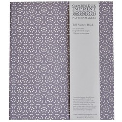 Tall Softback Sketchbook Small Pear Halves Lavender