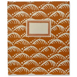 Large Hardback Notebook Wave Blood Orange