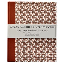 Very Large Hardback Notebook Animalcules Cocoa Brown