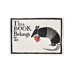 Twelve Bookplates Armadillo