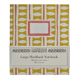 Large Hardback Notebook Charleston Stripe