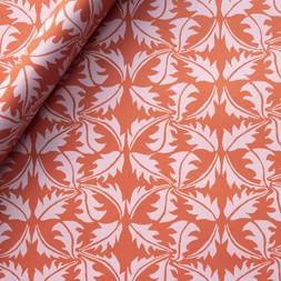 Patterned Paper Dandelion Rose and Rust