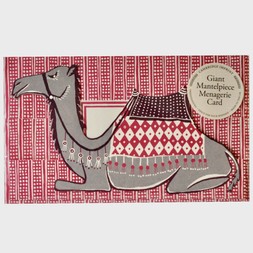 Giant Mantelpiece Menagerie Card: The Camel