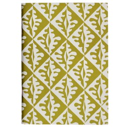 Pocket Notebook Oak Leaves Sap Green