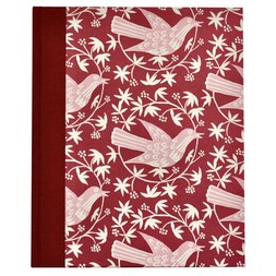 Very Large Hardback Notebook Songbird Bramble