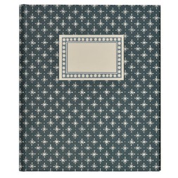 Large Hardback Notebook Little Stars Petrol