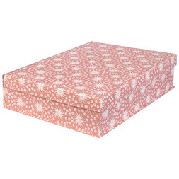 A4 Box File Milky Way Old Red and Pink