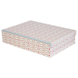 A4 Box File Persephone Pink and Raspberry