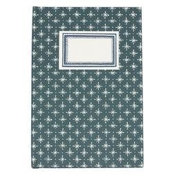 Hardback Notebook Little Stars Petrol Blue