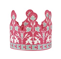 Hot Pink and Grey Coronet