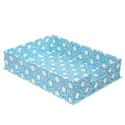 A4 Letter Tray Milky Way Blue and Old Red