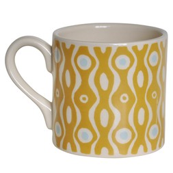 Mug Persephone Mustard and Pale Turquoise