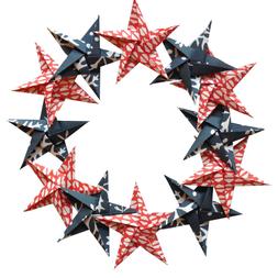 origami star wreath