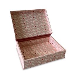 A5 Box File Persephone Pink and Raspberry