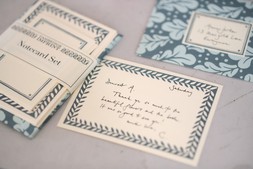 Set of Notecards and Envelopes Quercus Duck Egg