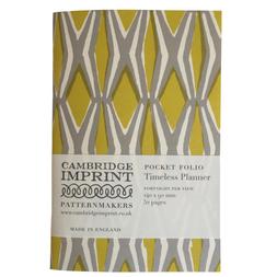 Timless Planner Insert for Pocket Folio Yellow