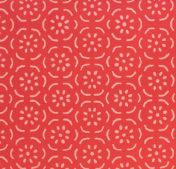 Patterned Paper Pear Halves Permanent Rose