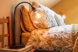 Ribbed Hereford adjustable table lamp